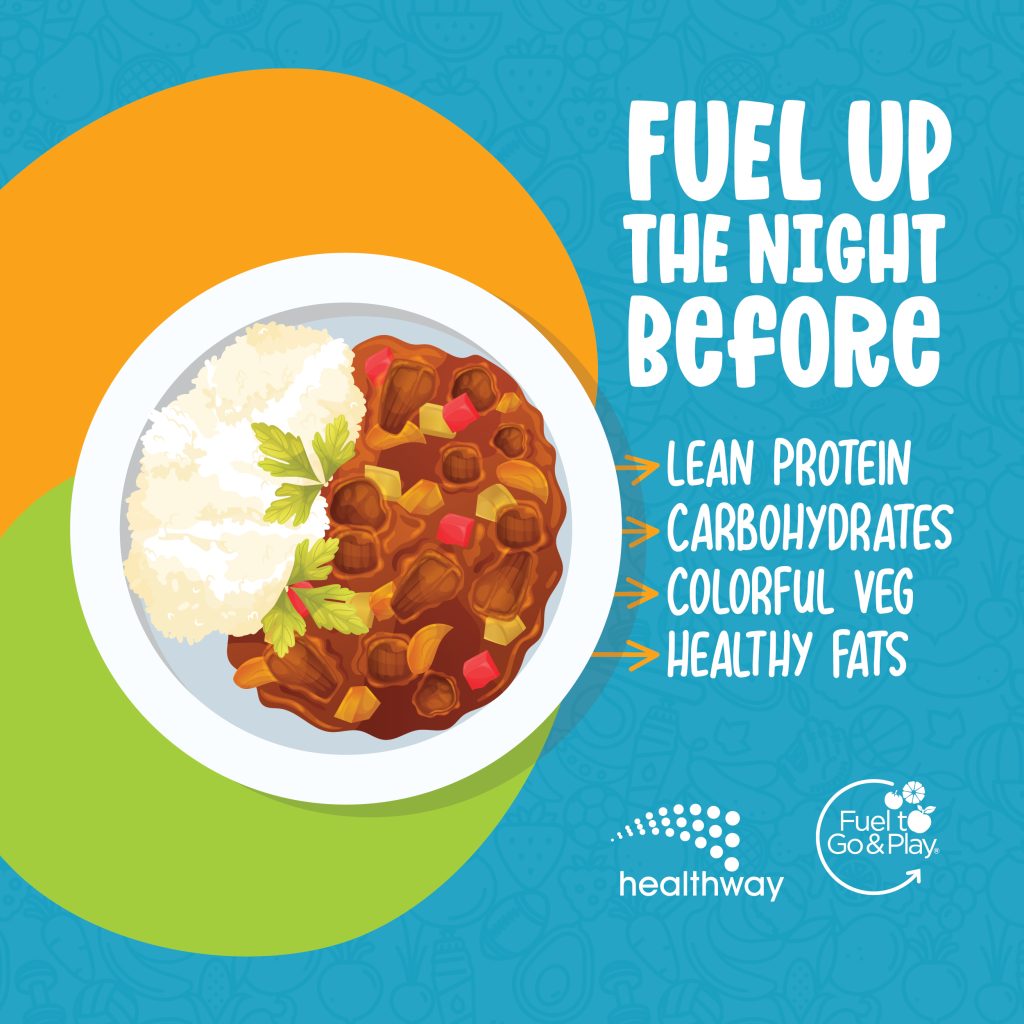 Healthway FTG Socials - Fuel Up the Night Before